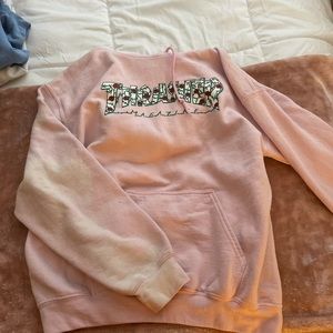 Pink men’s thrasher hoodie